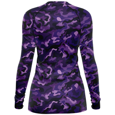Chokefish™ Long Sleeve Rashguard Camouflage Woman's Shirt-018
